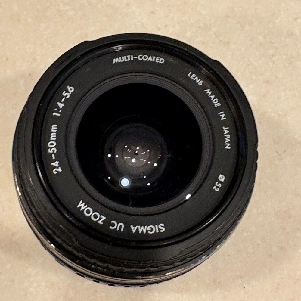 Vintage 90's Sigmaโ UC Zoom 24โ50mm f/4โ5.6 Compact Zoom Lens 52mm Japan - Picture 7 of 11